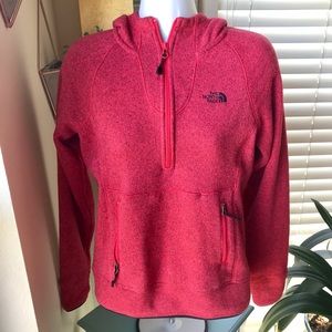 The north face hooded fleece